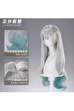 1/3 Delusion Honkai Star Rail Firefly Grey Blue Cosplay Wig
